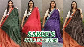 CRUSHED GEORGETTE SAREES ARRIVALS  𝐆𝐋𝐈𝐓𝐙𝐈𝐍𝐃𝐈𝐀 FASHIONS 😍👌 [upl. by Coussoule]