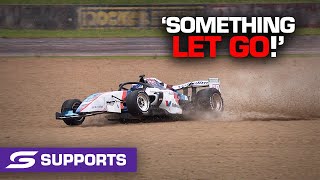 Hernes horrific S5000 failure  Beaurepaires Sydney SuperNight  Supercars 2021 [upl. by Latoyia]