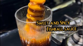 Sweet and Spicy fishballs sauce [upl. by Ttebroc]