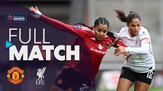 Full Match Manchester United v Liverpool  Barclays WSL 202425 [upl. by Notsirt26]