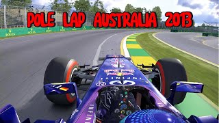 Perfect Precision Sebastian Vettels 2013 Australian GP Pole Lap 1 [upl. by Graner416]