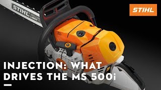 Injection what drives the STIHL MS 500i [upl. by Adirem]