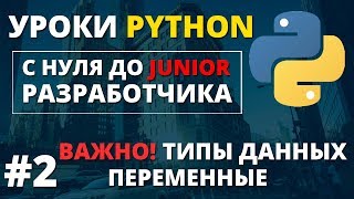 Уроки Python  Типы данных переменные [upl. by Ania748]