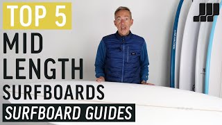 Top 5 Mid Length Surfboards 2023 [upl. by Epoh368]