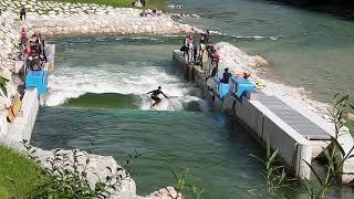 Austria Ebensee The River Wave 2 10092020  1530 [upl. by Atilehs187]