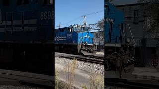 NS 8098 and 1069 train railroad heritageunit norfolksouthern railfan [upl. by Azral]