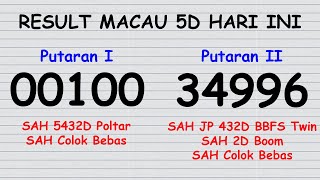 PREDIKSI TOTO MACAU 5D HARI INI 29 OKTOBER 2024  BOCORAN TOTO MACAU 5D HARI INI  TTM 5D [upl. by Scholz]