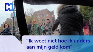 Spontaan klanten oppikken op straat mag niet meer fietstaxis doen het toch [upl. by Aita]