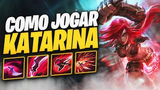 Como Jogar KATARINA no WILD RIFT  Build e Combos 2023 [upl. by Strohl]