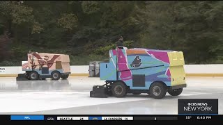 Ice skating season kicks off in NYC with opening of Wollman Rink [upl. by Rett238]