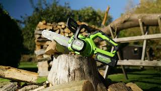 Greenworks Chainsaw GD24CS30 [upl. by Nnaacissej]