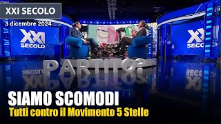 Giuseppe Conte intervista a XXI secolo Rai1 tutti contro il Movimento 5 Stelle [upl. by Allare]