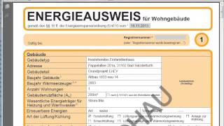 Erstellung von Energieausweisen nach EnEV 2014 [upl. by Nagrom]