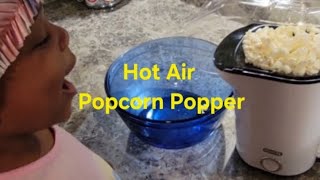 Hot Air Popcorn Popper  How to use Popcorn Maker [upl. by Engvall]