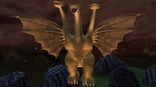 Godzilla Save The Earth  King Ghidorah Action Mode Hard PS2 [upl. by Kuster330]