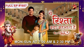 Naksh ko medical attention ki आवश्यकता क्यों पड़ी Full Episode1607Yeh Rishta Kya Kehlata Hai [upl. by Eilsew855]