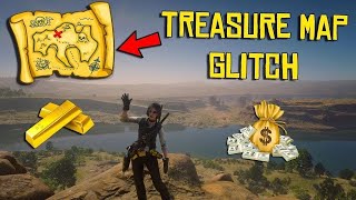 SOLO TREASURE MAPGOLD GLITCH IN RED DEAD ONLINE RED DEAD REDEMPTION 2 [upl. by Alah988]