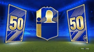 INSANE PACK LUCK  50 x TOTS UPGRADE PACKS  FIFA 18 Ultimate Team [upl. by Ttehc]