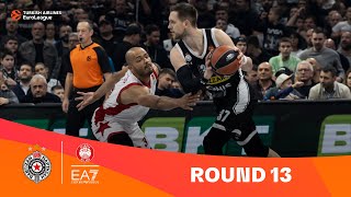 PartizanMilan  Round 13 Highlights  202324 Turkish Airlines EuroLeague [upl. by Ilah]