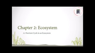 Science  Form 2  Chapter 2  22 Nutrient Cycle in an Ecosystem [upl. by Cleopatre]