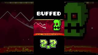 Geometry Dash 22 BUFFED level shorts deluxe12 [upl. by Hampton585]