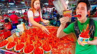 Thai Street Food Tour 🇹🇭 BEST FOOD at Chatuchak Weekend Market Bangkok [upl. by Eleinad]