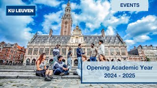 Opening Academiejaar 20242025 I Opening Academic Year 20242025 [upl. by Uni753]