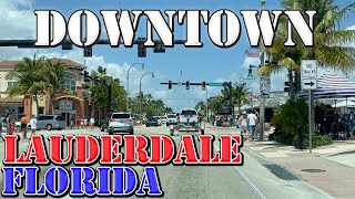 Lauderdale by the Sea  Florida  4K Downtown Drive [upl. by Pollak]