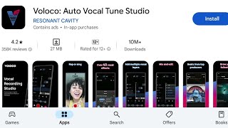 How To Install Voloco Auto Vocal Tune Studio Apps  How To Download Voloco Auto Vocal Tune Studio [upl. by Araid]