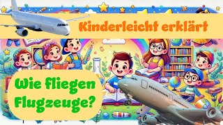 Wie Fliegen Flugzeuge Kinderleicht Erklärt [upl. by Nessa677]