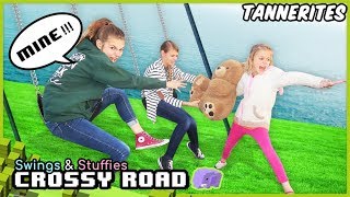 Crossy Road In REAL LIFE  Swings and Stuffies [upl. by Attenol104]