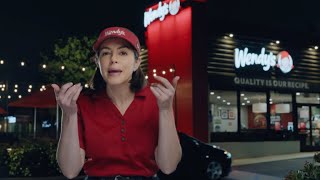 Wendys Commercial 2023 Night Mode Ad Review [upl. by Annoled]