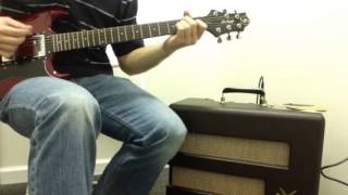 Samick SG guitar with Fender Excelsior Amp Demo [upl. by Ecyaj55]