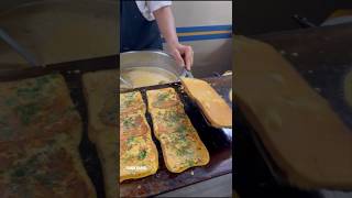 Amazing Bread Pudla Full Making 😍 shorts youtubeshorts shortvideo food [upl. by Stace]