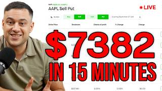 Watch Millionaire Trader Sell Puts Live Selling put options for beginners [upl. by Loseff720]