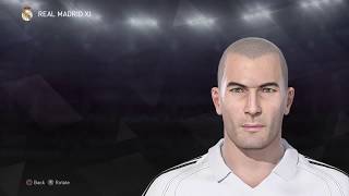 PES 2018 Zinedine Zidane  Create Build Face for Zidane [upl. by Heywood]