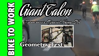 Giant Talon w Panaracer Gravel King SK amp Mosso Rigid Fork [upl. by Salkcin]