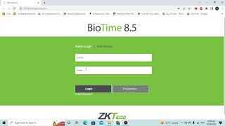 ZKTeco Biotime 8 5 Installation [upl. by Ynnig]