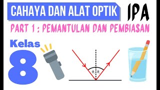 CAHAYA DAN ALAT OPTIK PART 1  IPA KELAS 8 SMP [upl. by Eilyw112]