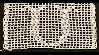 Filet Crochet Letter U [upl. by Bille]