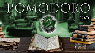 SLYTHERIN 📚 POMODORO Study Session 255  Harry Potter Ambience 📚 Focus Relax amp Study in Hogwarts [upl. by Almallah]