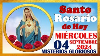 SANTO ROSARIO DE HOY MIERCOLES 04 SEPTIEMBRE 2024 🌹 Misterios GLORIOSOS 🌹 SANTO ROSARIO MEDITADO 🌹 [upl. by Bohi]