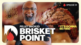 Smoked BRISKET Point recipe MASTER the art of PELLET SMOKING [upl. by Ajat]