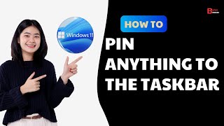 How To Pin Anything To The Taskbar In Windows 11 2024 [upl. by Nahshunn]