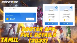 rooter app full details tamil 2023How to use rooter app tamil 2023mobile gaming [upl. by Mcnully]