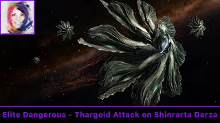 Thargoid Attack on Shinrarta Derza  Elite Dangerous [upl. by Waine]