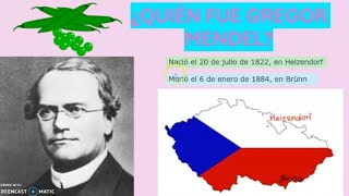 QUIÉN FUE GREGOR MENDEL [upl. by Rafaelle914]