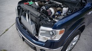 Twin Turbo F150 50L  Tuned by MPT  Built by Gearhead Fabrications [upl. by Emarej]