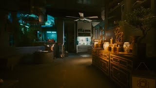 Cyberpunk 2077 quotJapantownquot Apartment tour [upl. by Stacey517]