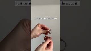 How to make a ring smaller without resizing it jewelrylover jewelrystore [upl. by Gloriana504]